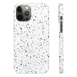 White Terazzo Phone Case