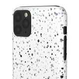 White Terazzo Phone Case