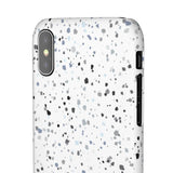 White Terazzo Phone Case