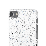 White Terazzo Phone Case