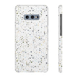 White Terrazzo Phone Case
