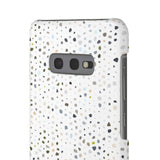 White terrazzo phone case, modern phone case, cute phone case, minimalist phone case, abstract phone case, phone cases, iphone cases, iphone, boho phone case, cute phone cases, geometric phone case, phone case ideas, iphone case, terrazzo phone case, accessories aesthetic, aesthetic phone, apple products, boho style phone case, snap case, cell phone cases, cute geometric phone case, teen phone cases, best cell phone cases, trendy cases, iPhone phone case, samsung cases, trendy phone case