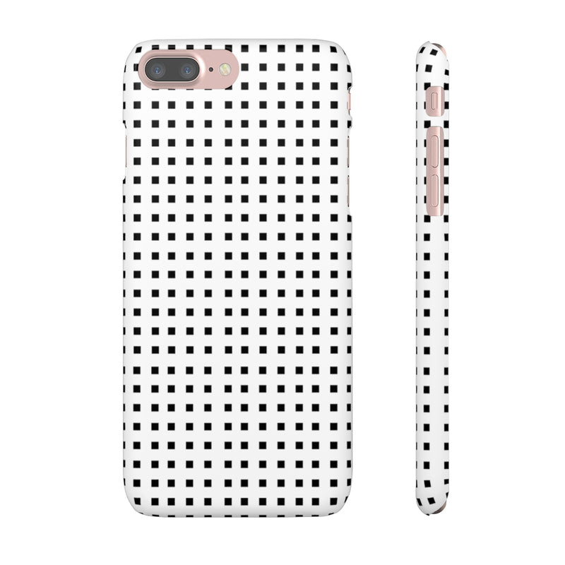 Modern Black Squares Phone Case