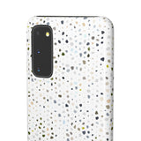 White Terrazzo Phone Case