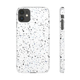 White Terazzo Phone Case