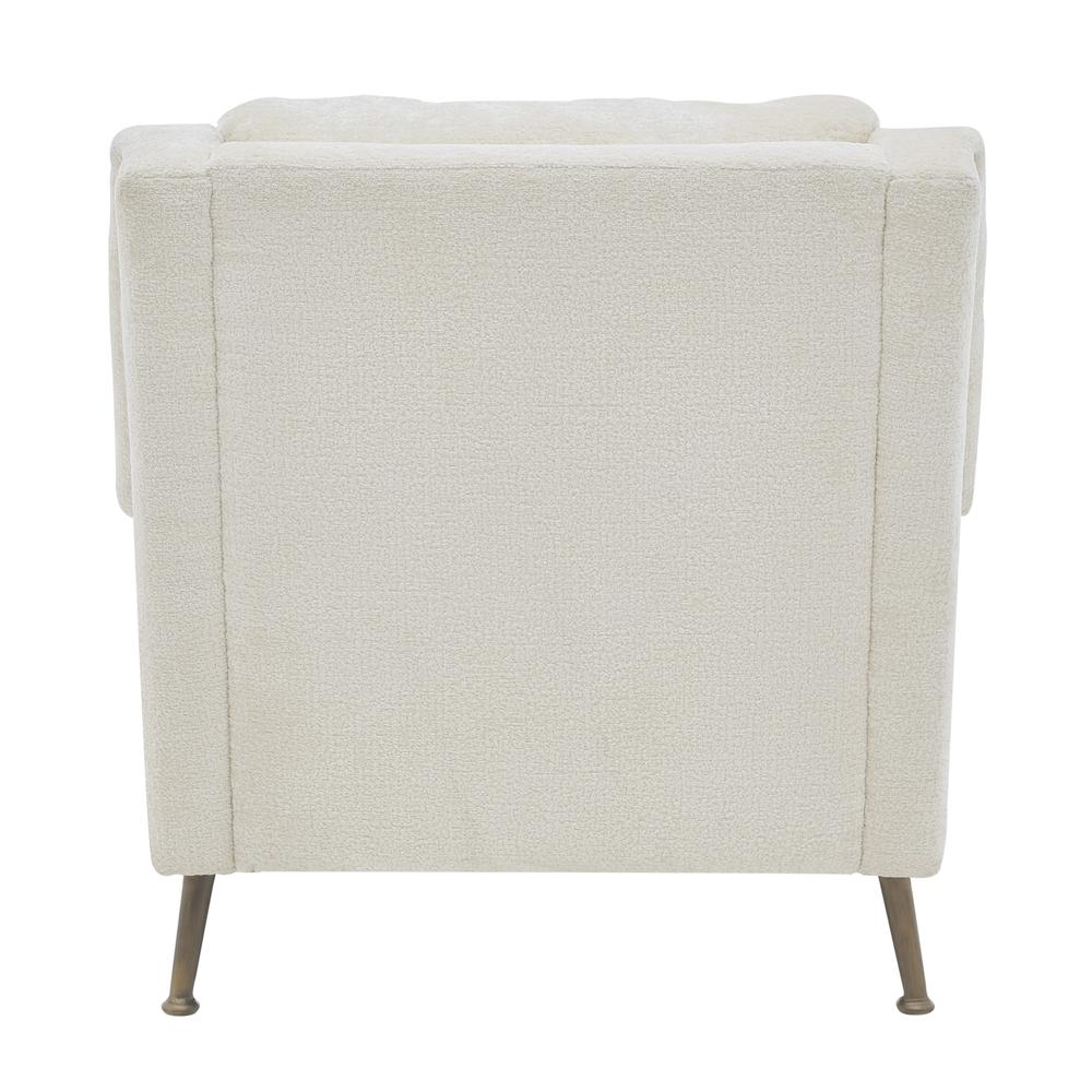 Winston KD Fabric Accent Arm Chair Gold legs