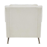 Winston KD Fabric Accent Arm Chair Gold legs