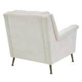 Winston KD Fabric Accent Arm Chair Gold legs