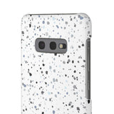 White Terazzo Phone Case