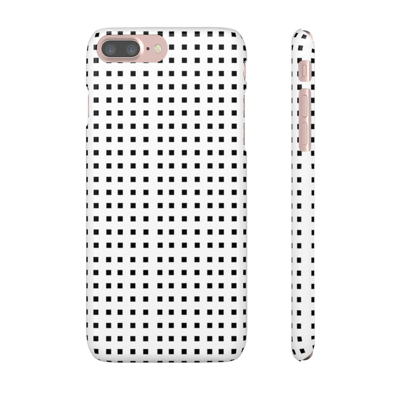 Modern Black Squares Phone Case