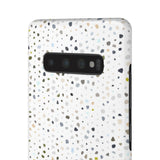 White Terrazzo Phone Case