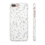 White Terrazzo Phone Case
