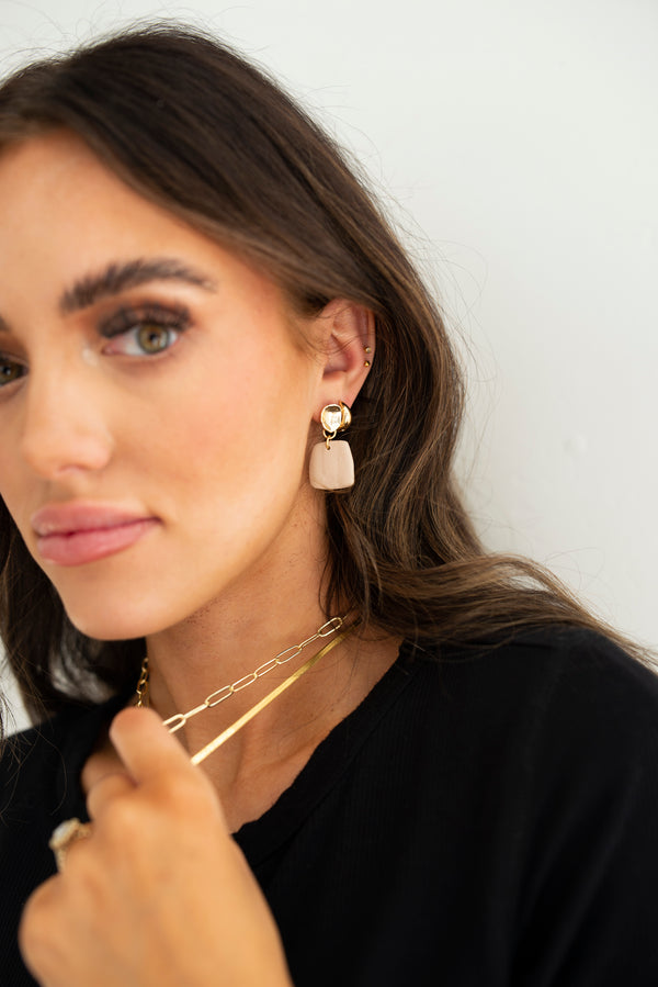 Hallie Paper Clip Chain Necklace