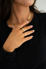 Dainty Croissant Ring