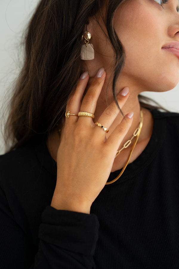 Dainty Croissant Ring