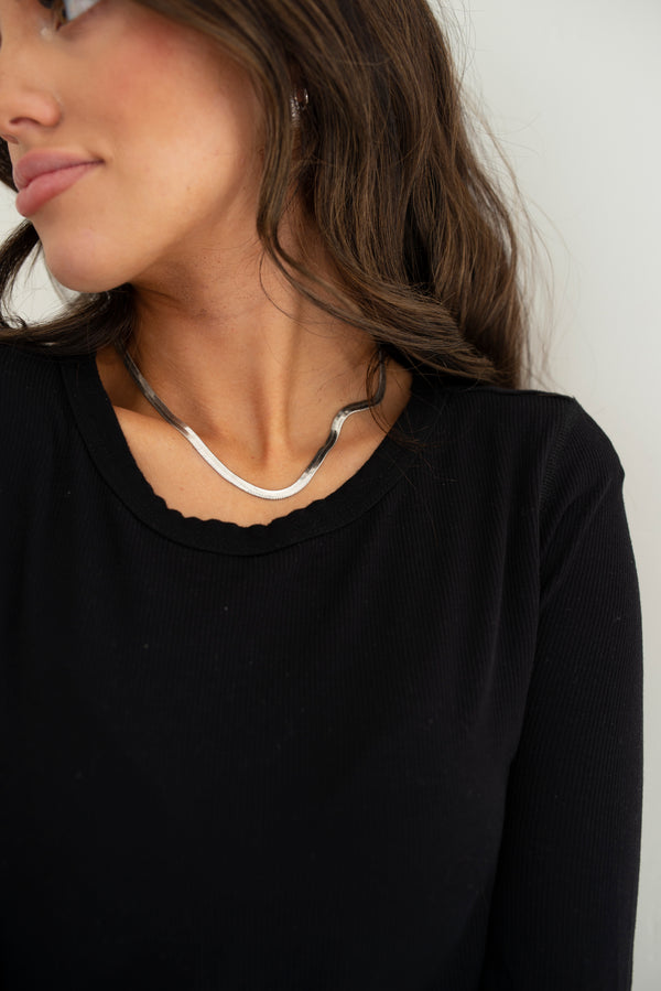 Herringbone Chain Necklace