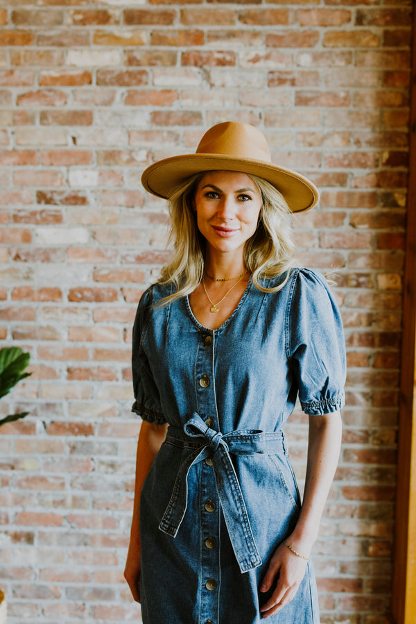 Denim Midi Dress