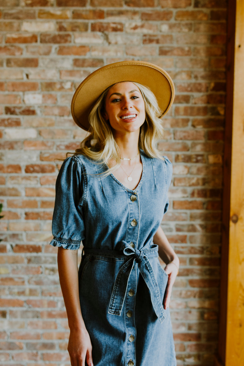 Denim Midi Dress