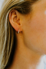 Rey Huggie Hoop Earrings