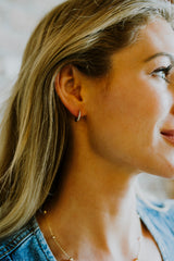 Rey Huggie Hoop Earrings
