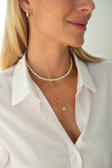 Gold Cocoon Necklace