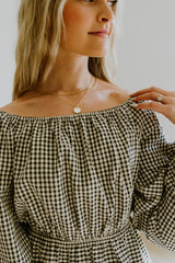 Gold Hammered Pendant Necklace by Layer Jewelry
