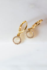 Myla Dainty 0-Ring Huggie Earrings