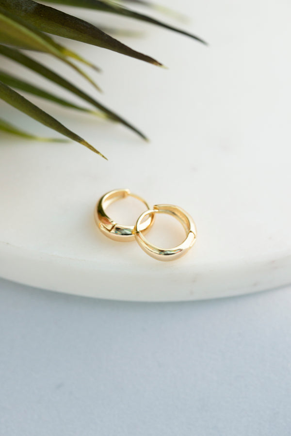 Shae Huggie Hoop Earrings
