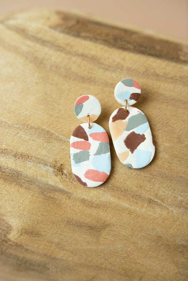 Terrazzo Clay Earrings
