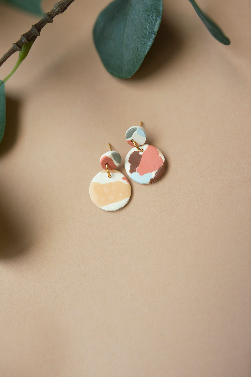 Terrazzo Clay Earrings