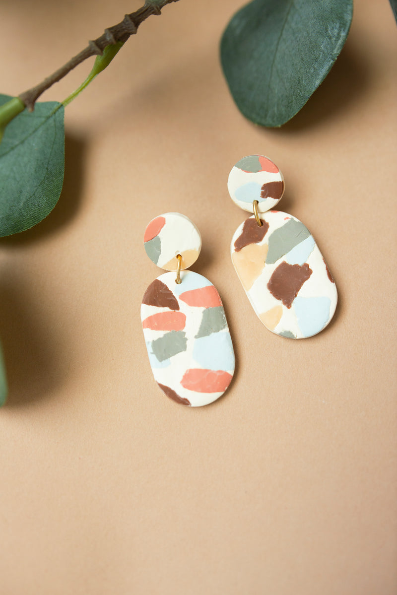 Terrazzo Clay Earrings