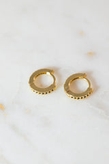 Rey Huggie Hoop Earrings