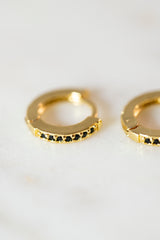 Rey Huggie Hoop Earrings