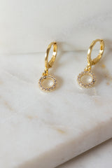 Myla Dainty 0-Ring Huggie Earrings