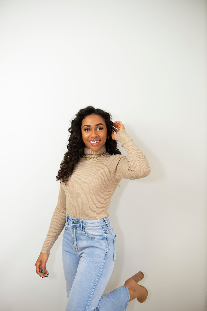 Ribbed Turtleneck