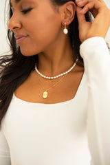 Classic White Freshwater Pearl Choker Necklace