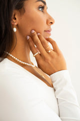 Gold North Star Ring