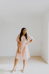 Blush Eyelet Dress
