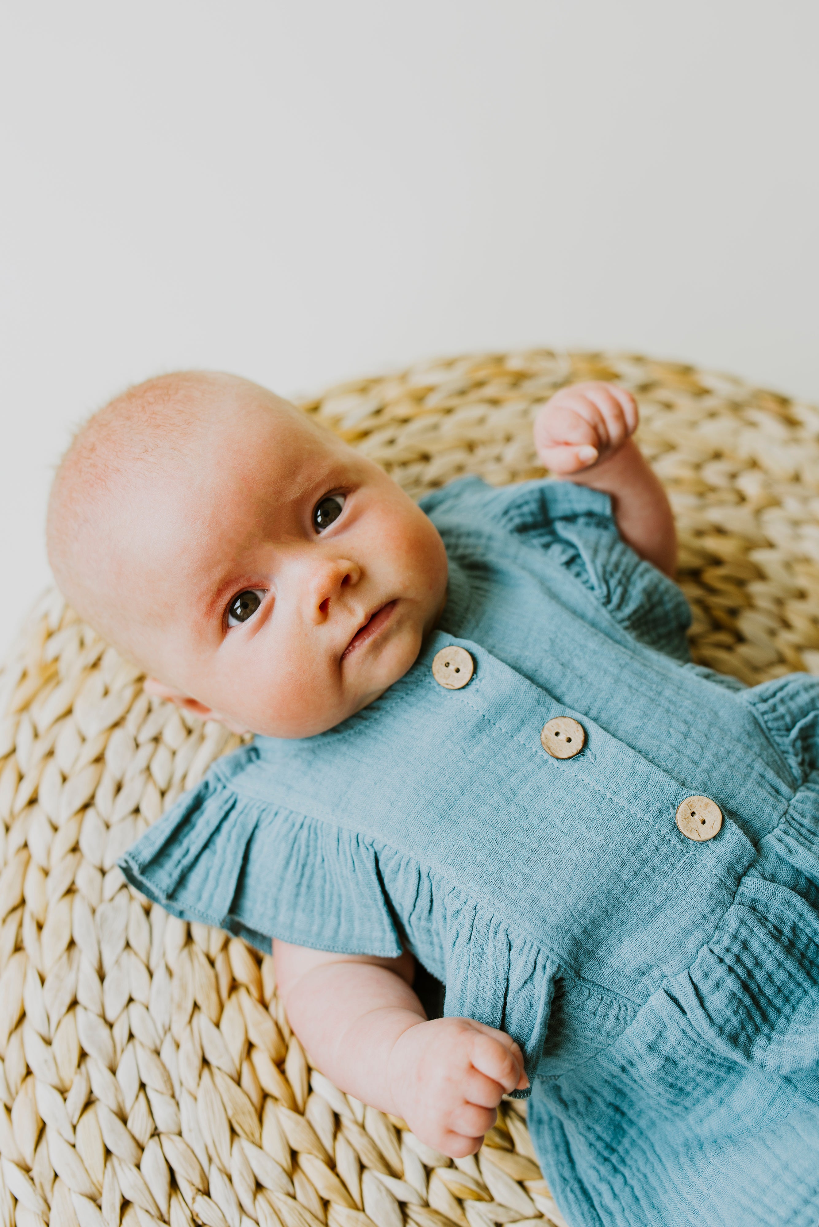 Seafoam Baby Romper