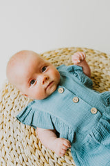Seafoam Baby Romper