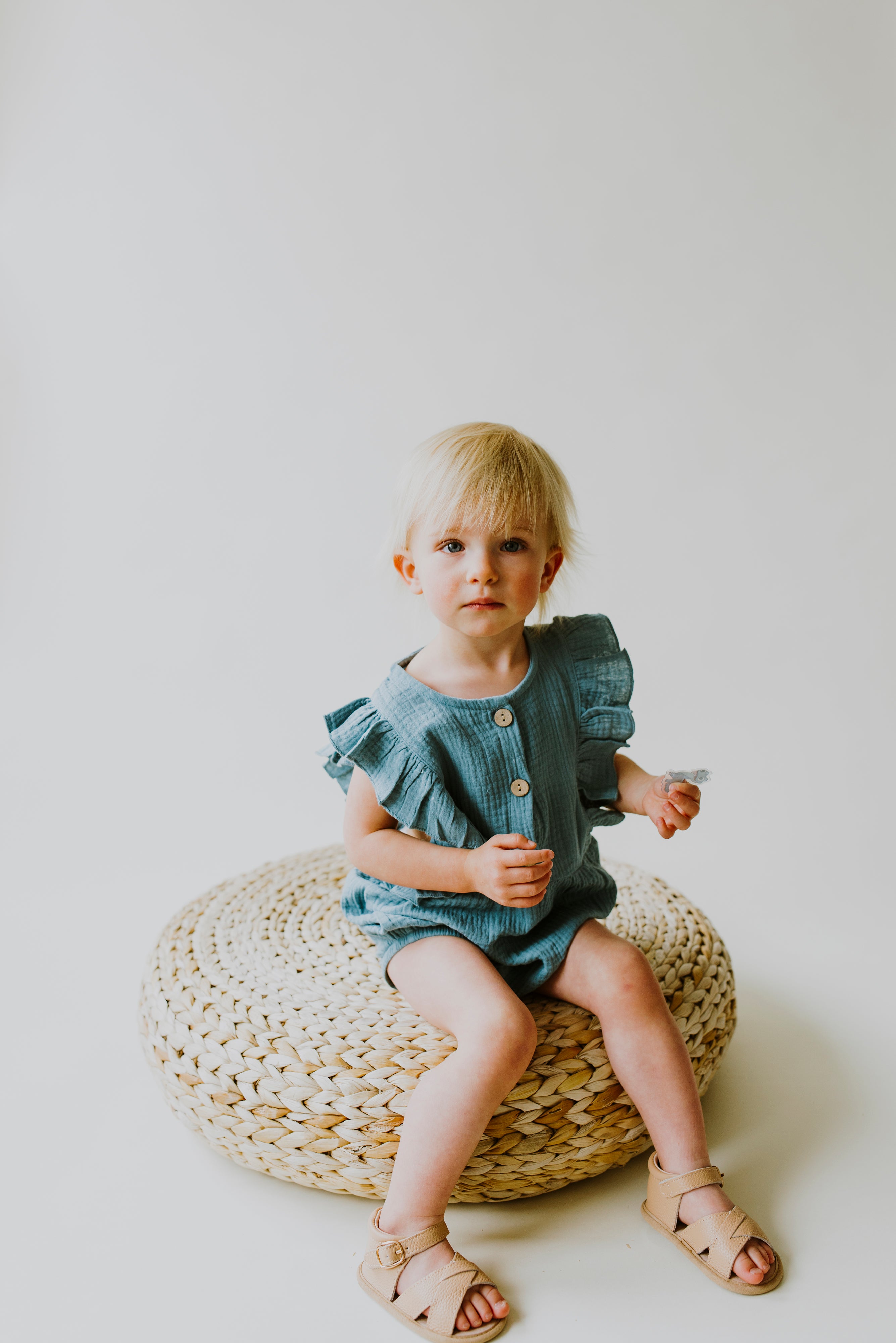 Seafoam Baby Romper
