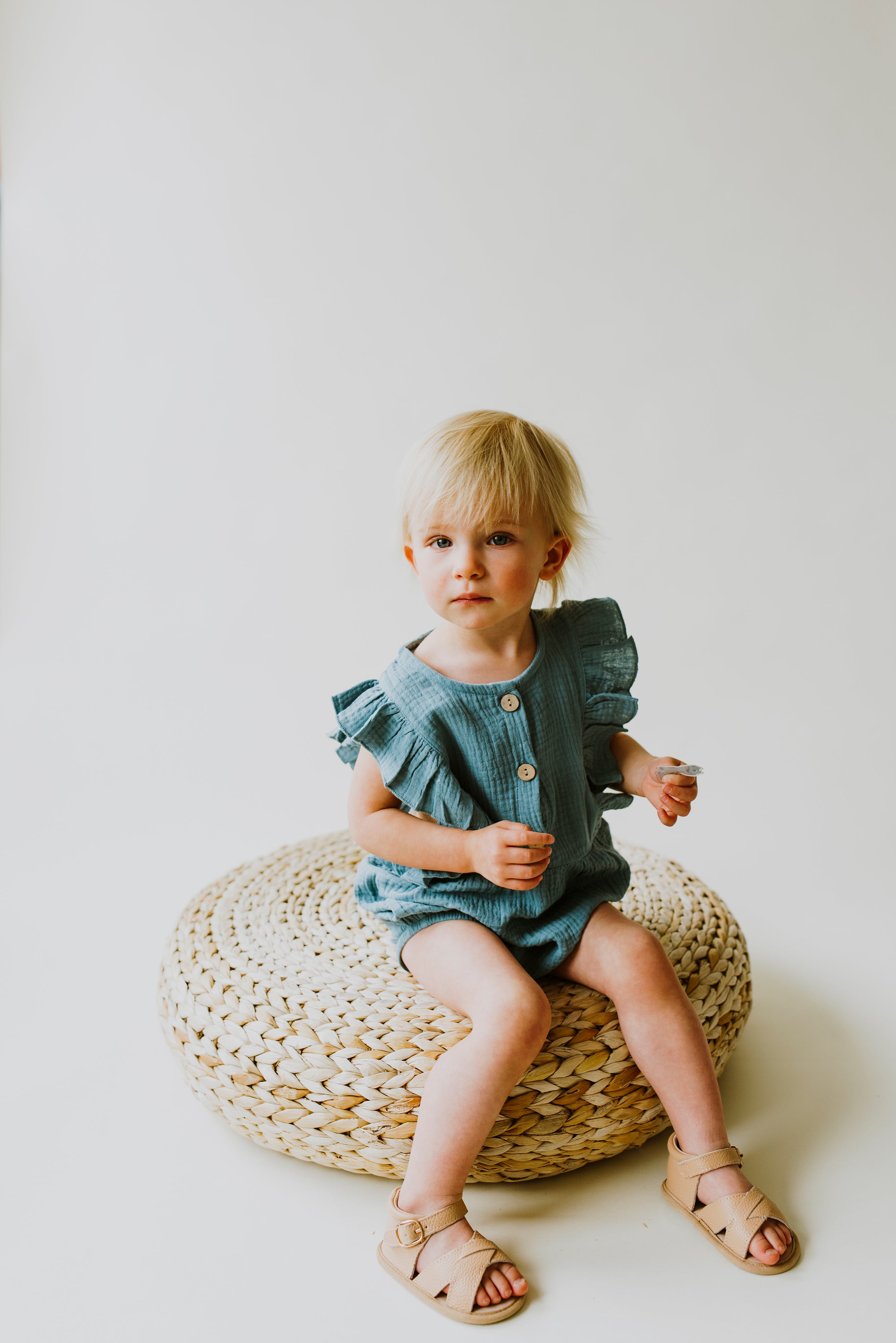 Seafoam Baby Romper