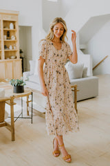 Vera Pink Floral Maxi Dress