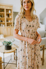 Vera Pink Floral Maxi Dress