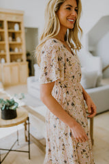 Vera Pink Floral Maxi Dress