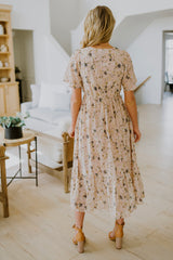 Vera Pink Floral Maxi Dress