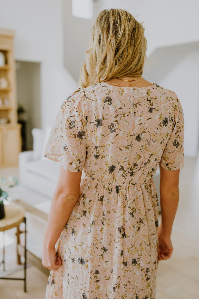 Vera Pink Floral Maxi Dress