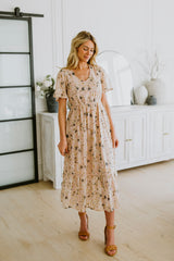 Vera Pink Floral Maxi Dress