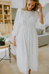 Kenedi Ivory Floral Dress