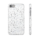 White Terazzo Phone Case